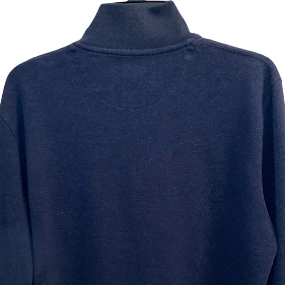 TED BAKER London Navy Blue Valerio Sweater Half Zip Pullover Size Small - Picture 12 of 15
